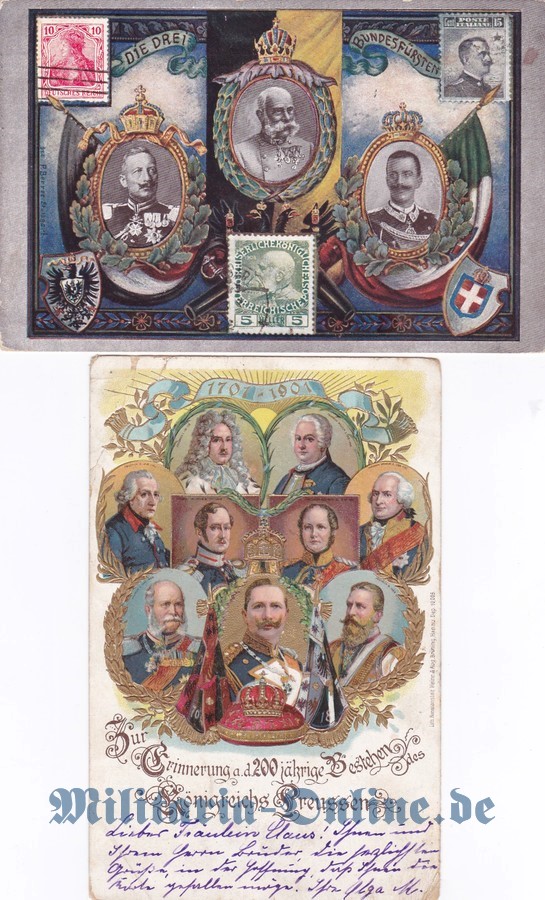 Preussen 2 Postkarten 