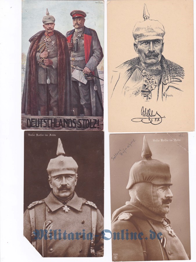 Preussen 4 Postkarten 