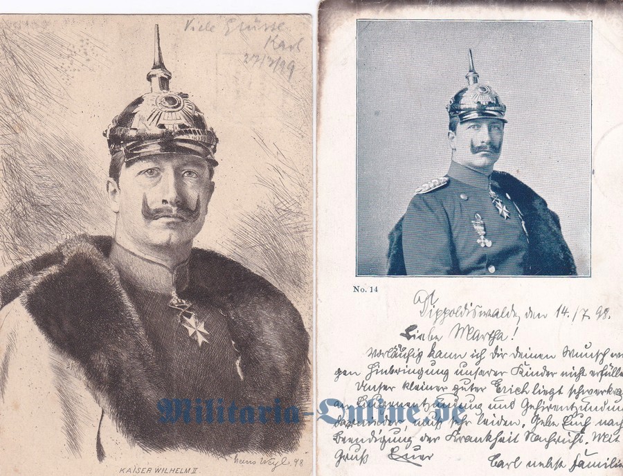 Preussen 2 Postkarten